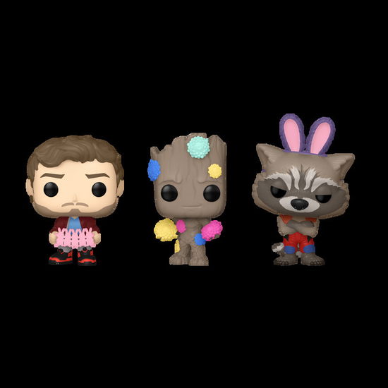 Marvel: Funko Carrot Pocket Pop · Marvel Pocket POP! Vinyl Figuren 3er-Pack GOTG 4 c (Leksaker) (2024)