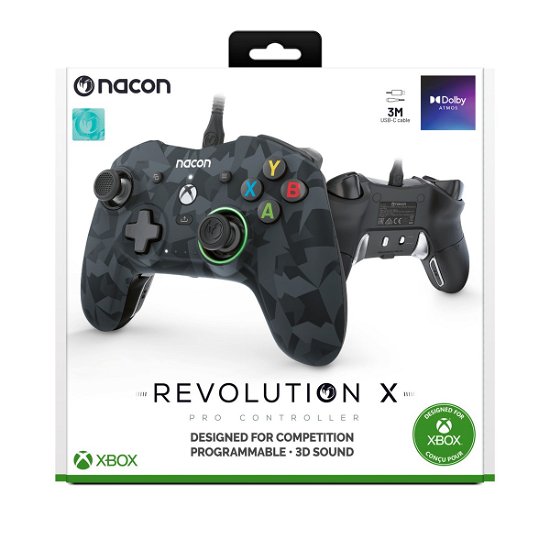 Cover for Nacon · Nacon Revolution X Officiele Xbox Series X/ Pc Controller - Camo Grijs (SPILL)