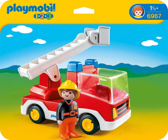 Cover for Playmobil · Brandweerwagen Met Ladder / Camion De Pompier Avec ?chelle Pivotante (Legetøj) (2017)