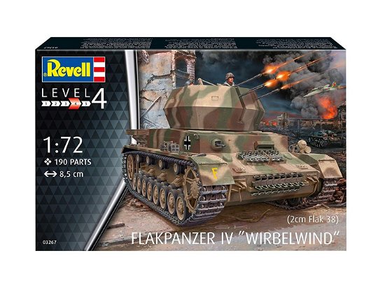 Flakpanzer IV Wirbelwind ( 2cm Flak 38 ) - Revell - Koopwaar -  - 4009803032672 - 
