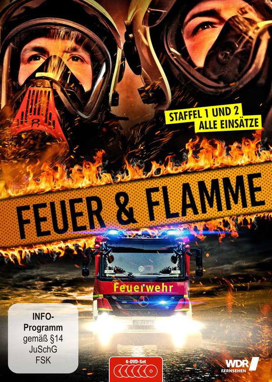 Cover for Feuer Und Flamme-mit Feuerwehrmaennern Im Einsat · Feuer Und Flamme-mit Feuerwehrmännern Im Einsat (DVD) (2019)