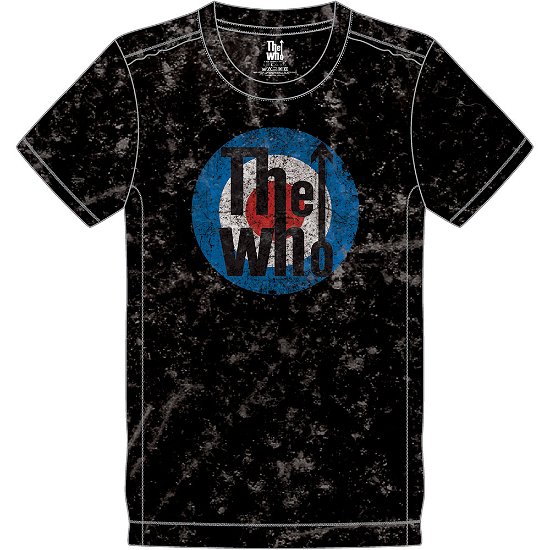 Cover for The Who · The Who Unisex T-Shirt: Target Logo (Wash Collection) (T-shirt) [size S] [Black - Unisex edition]