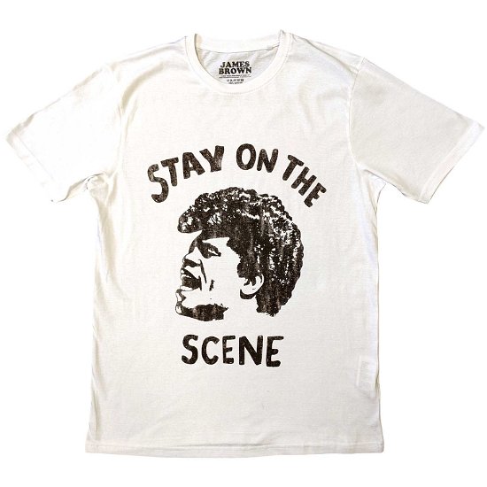 James Brown Unisex T-Shirt: Stay On The Scene - James Brown - Merchandise -  - 5056561087672 - 