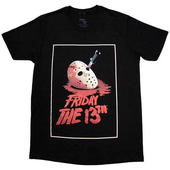 Friday the 13th Unisex T-Shirt: Jason Blood Mask - Friday the 13th - Gadżety -  - 5056737253672 - 