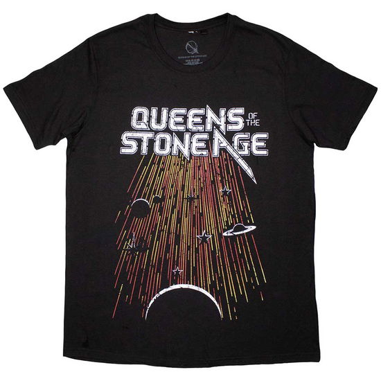 Queens Of The Stone Age Unisex T-Shirt: Meteor Shower - Queens Of The Stone Age - Fanituote -  - 5056737266672 - 