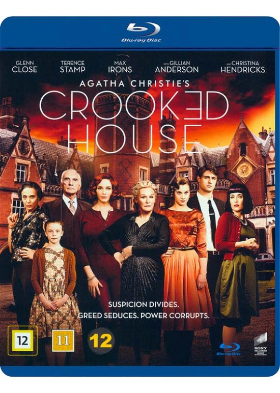 Cover for Glenn Close / Terence Stamp / Max Irons / Gillian Anderson / Christina Hendricks · Crooked House (Blu-ray) (2018)