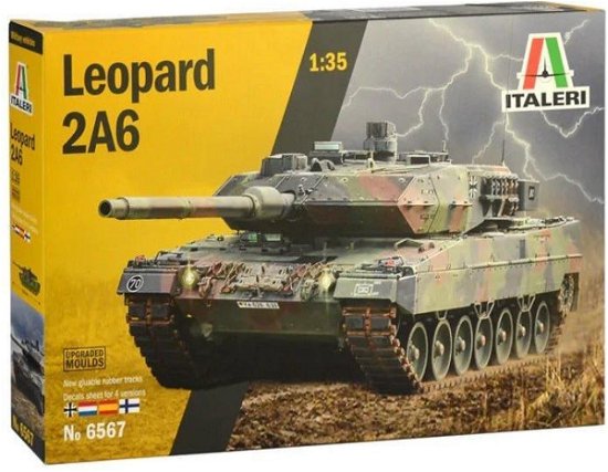 Cover for Italeri · 1:35 Leopard 2a6 (Legetøj)