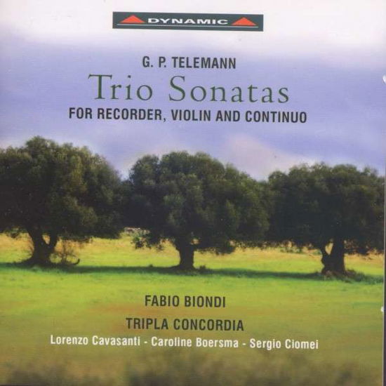 Trio Sonatas for Recorder, Violin & Concerto - G.P. Telemann - Música - DYNAMIC - 8007144076672 - 26 de noviembre de 2013