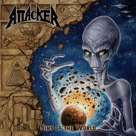 Cover for Attacker · Sins of the World (CD) (2016)