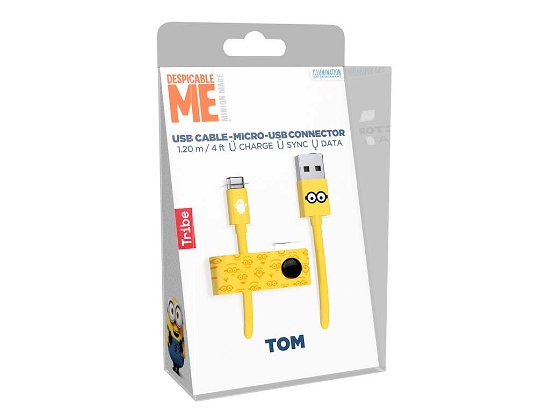 Cable Micro Line 120cm DM Tom - Minions - Merchandise - TRIBE - 8057733134672 - 