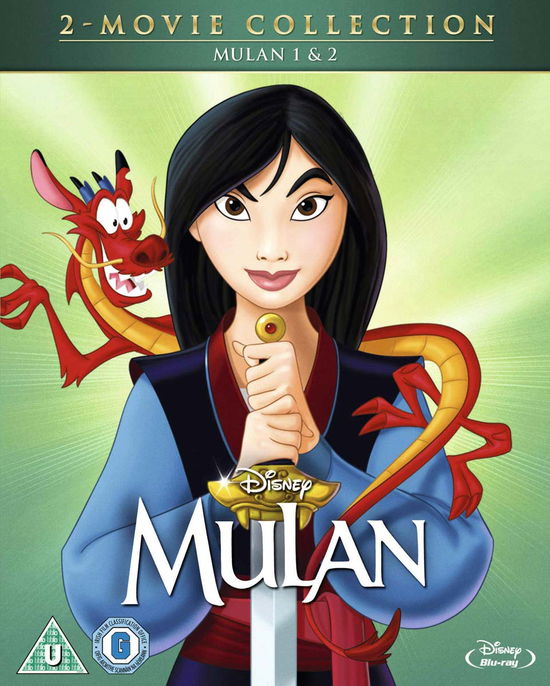 Cover for Mulan - Animated 2 Movie Collection · Mulan 1 + 2 (Blu-ray) (2018)