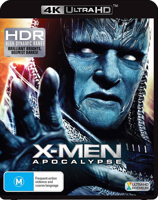 X-men: Apocalypse (4k) - Mcavoy, James, Fassbender, Michael, Lawrence, Jennifer, Hoult, Nicholas, Isaac, Oscar, Byrne, Rose, Peters, Evan, Helman, Josh, Turner, Sophie, Sheridan, Tye, Till, Lucas, Smit-mcphee, Kodi, Hardy, Ben, Shipp, Alexandra, Condor, Lana, Singer, Bryan - Movies - DISNEY - 9321337186672 - May 1, 2019