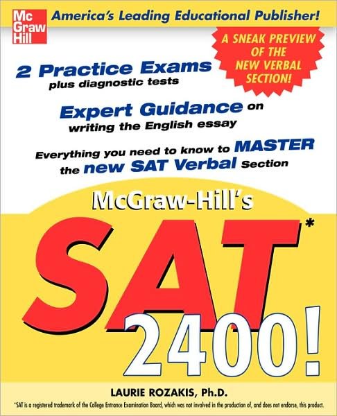 Cover for Laurie Rozakis · Sat 2400! : a Sneak Preview of the New Sat English Test (Taschenbuch) (2004)