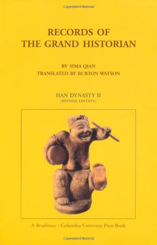 Records of the Grand Historian (Han Dynasty II) - Sima Qian - Bøker - Columbia University Press - 9780231081672 - 25. januar 1996