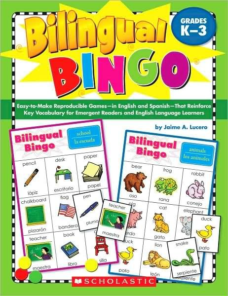 Cover for Jaime Lucero · Bilingual Bingo: Easy-to-make Reproducible Games-in English and Spanish-that Reinforce Key Vocabulary for Emergent Readers and English Language Learners (Paperback Book) [Bilingual edition] (2008)