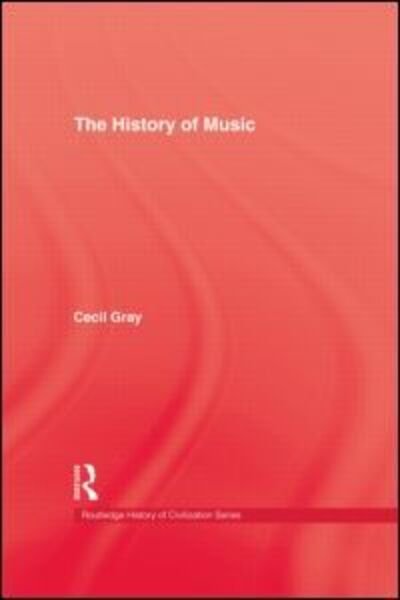 Cover for Cecil Gray · History Of Music (Innbunden bok) (2005)