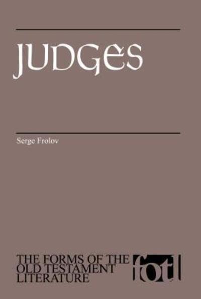 Cover for Serge Frolov · Judges - Forms of the Old Testament Literature (Paperback Book) (2013)