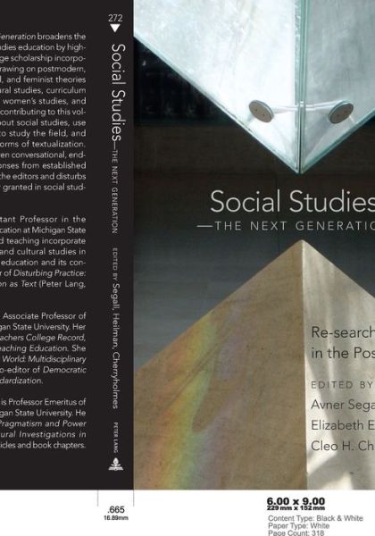 Cover for Social Studies - The Next Generation: Re-searching in the Postmodern - Counterpoints (Paperback Book) (2006)