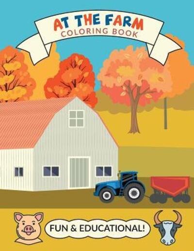 Cover for Swon Books · At The Farm Coloring Book (Paperback Bog) (2019)