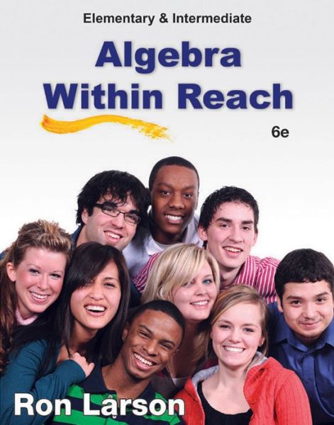 Cover for Ron Larson · Elementary and Intermediate Algebra: Algebra Within Reach (Gebundenes Buch) (2013)