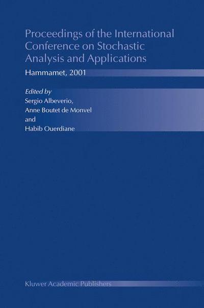 Cover for Sergio Albeverio · Proceedings of the International Conference on Stochastic Analysis and Applications, Hammamet, 2001 (Hardcover Book) (2004)