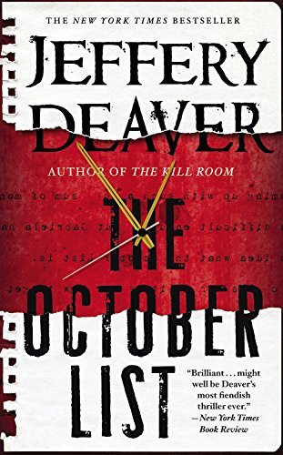 Cover for Jeffery Deaver · The October List (Gebundenes Buch) [Lrg edition] (2013)