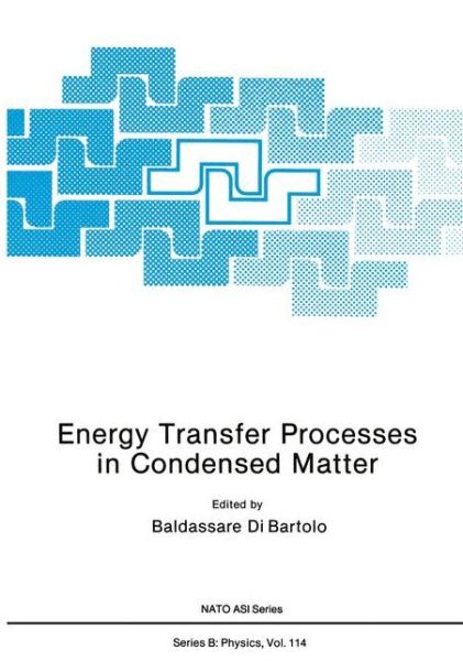 Cover for Baldassare Dibartolo · Energy Transfer Processes in Condensed Matter - NATO Science Series B (Paperback Book) [Softcover reprint of the original 1st ed. 1984 edition] (2011)