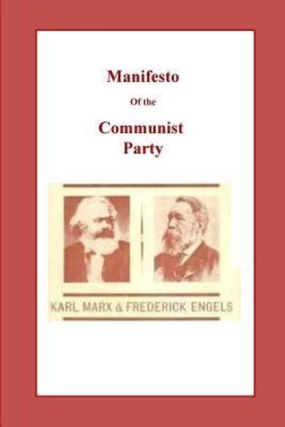 Cover for Frederick Engels · Manifesto of the Communist Party (Paperback Bog) (2016)
