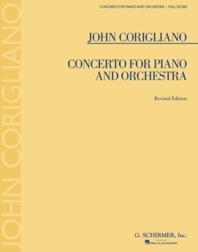 Cover for John Corigliano · Concerto for Piano and Orchestra (Sheet music) (2020)