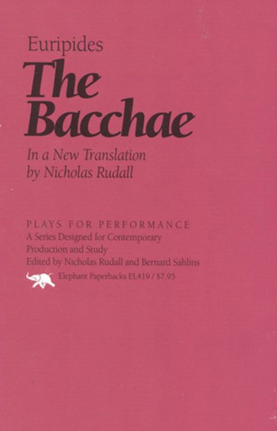 Cover for Euripides · The Bacchae - Plays for Performance Series (Pocketbok) (1996)