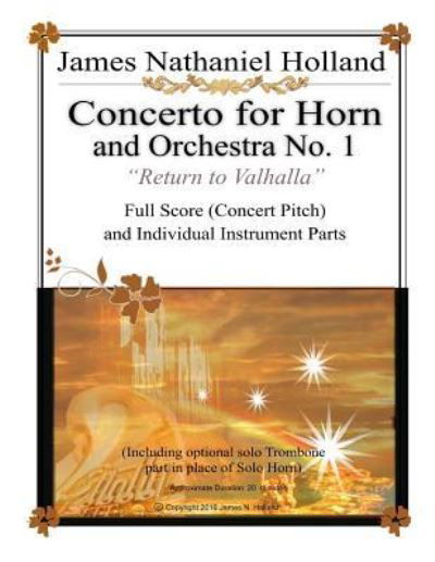 Cover for James Nathaniel Holland · Concerto for Horn and Orchestra No. 1 (Paperback Bog) (2018)