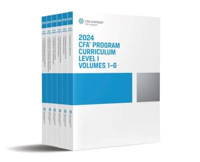 Cover for CFA Institute · 2024 CFA Program Curriculum Level I Box Set (Pocketbok) (2023)