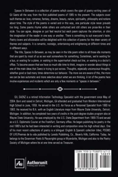 Spaces in Between - G. I. l. Saenz - Books - Authorunit - 9781958895672 - November 11, 2022
