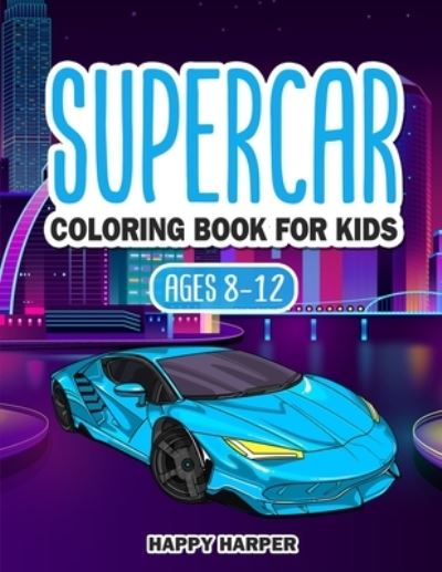 Cover for Harper Hall · Supercar Coloring Book (Pocketbok) (2020)