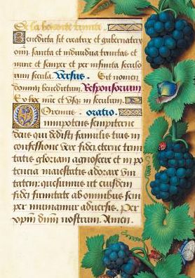 Cover for Sans Auteur · Carnet Blanc, Heures Anne de Bretagne, Raisin - Bnf Enluminures (Paperback Bog) (2016)