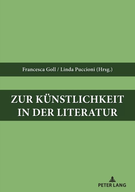 Zur Kuenstlichkeit in der Literatur (Pocketbok) (2023)