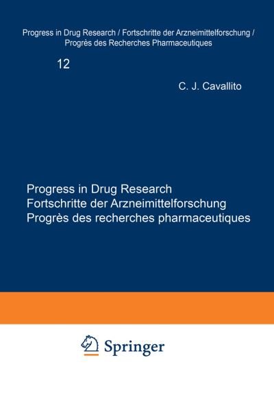 Cover for Jucker · Progress in Drug Research / Fortschritte der Arzneimittelforschung / Progres des recherches pharmaceutiques - Progress in Drug Research (Pocketbok) [Softcover reprint of the original 1st ed. 1968 edition] (2012)