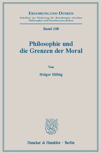 Cover for Hilbig · Philosophie und die Grenzen der (Book) (2014)