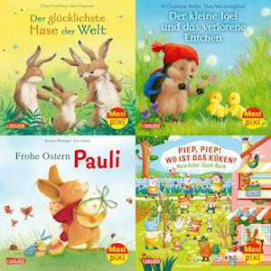 Cover for Maxi-Pixi-4er-Set 102: Endlich Frühling! (4x1 Exemplar) (Book) (2023)