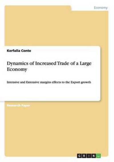 Cover for Conte · Dynamics of Increased Trade of a (Book)