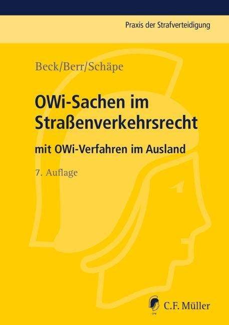 Cover for Beck · OWi-Sachen im Straßenverkehrsrecht (Bok)