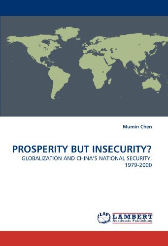 Cover for Mumin Chen · Prosperity but Insecurity?: Globalization and China's National Security, 1979-2000 (Paperback Bog) (2010)
