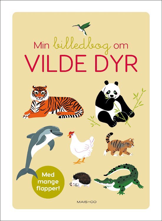 Cover for Min billedbog om vilde dyr (Kartonbuch) [1. Ausgabe] (2022)