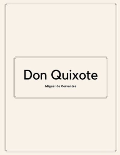 Cover for Miguel de Cervantes · Don Quixote by Miguel de Cervantes (Pocketbok) (2020)