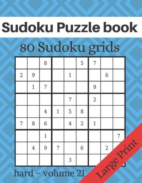 Cover for Katz Journal · Sudoku Puzzle book - 80 Sudoku grids - Large Print (Paperback Book) (2020)