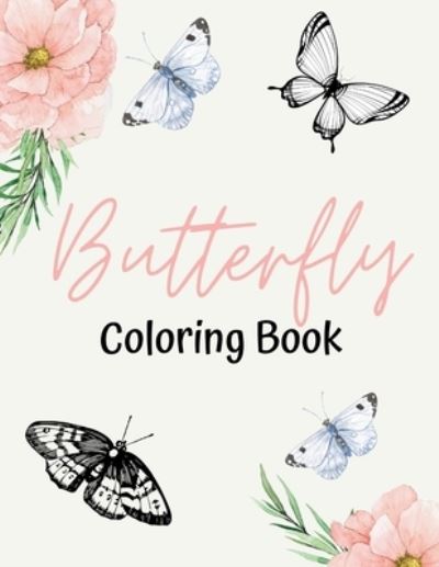 Cover for Mother Hood · Butterfly Coloring Book (Paperback Book) (2020)