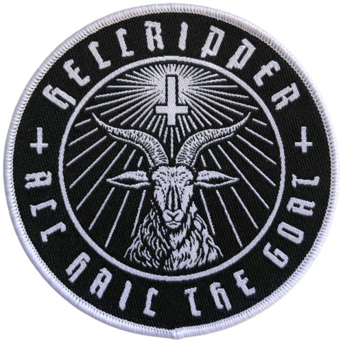 Cover for Hellripper · Patch Goatmaster White (9 cm) (MERCH) (2025)