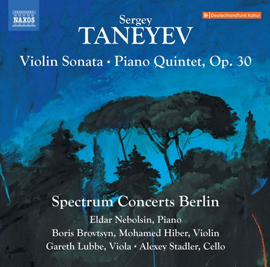 Sergey Taneyev: Violin Sonata; Piano Quintet, Op. 30 - Spectrum Concerts Berlin - Music - NAXOS - 0747313456673 - August 9, 2024