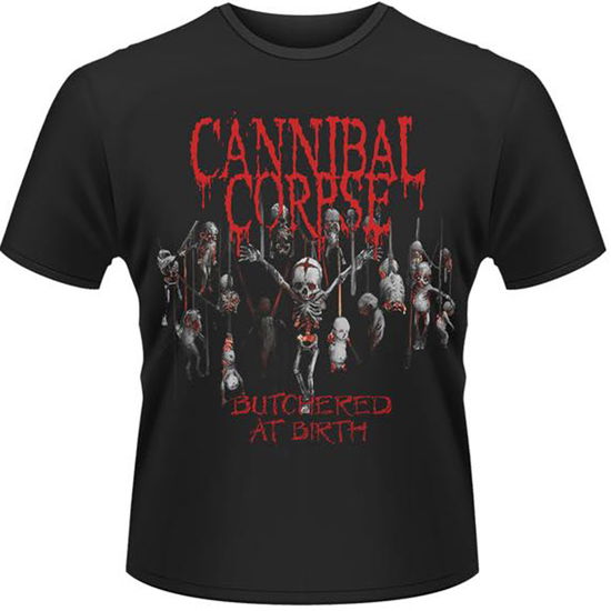 Cover for Cannibal Corpse · Butchered at Birth (T-shirt) [size L] [Black edition] (2015)