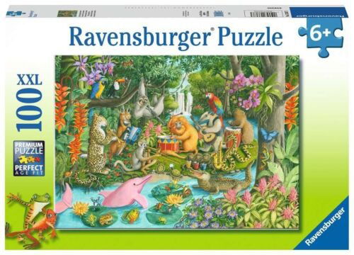 Cover for Ravensburger · Ravensburger Puzzel Het Jungle-orkest 100st. XXL (Brinquedos)